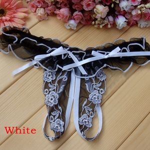 New Sexy Open Crotch Thongs Lace G-string Panties